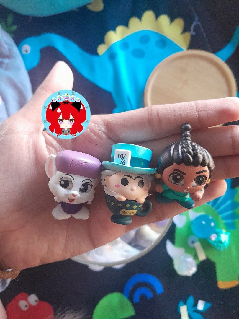 Disney Doorables Assorted (Category: Character Goods) located in Hagunoy. Submitted by mythylea (Listing ID 1422721697, Image 1). Description: - take all for ₱70 + lsf - see pictures for conditions, small flaws .