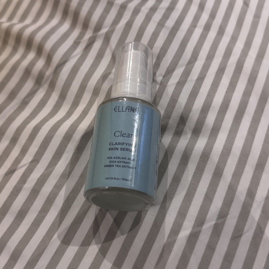 Ellana Clear Clarifying Skin Serum (Category: Face Care) located in Taytay. Submitted by wtszoa (Listing ID 1422811176, Image 1). Description: > sealed, never been OPENED > expiration date: 2028 > ₱200 each loc: qc mop: gcash maya seabank.