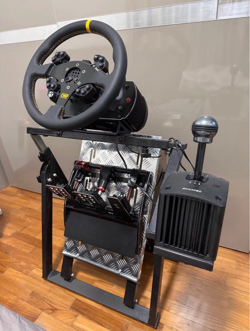 Fanatec Racing Wheel Setup with Next Level Racing Stand, Video Gaming ...