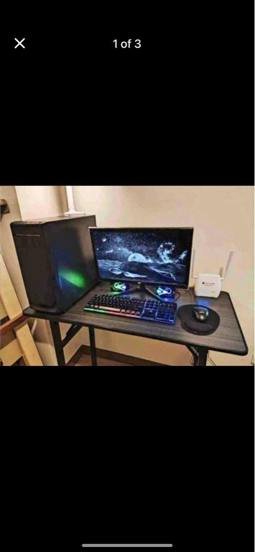 Foldable computer table (Category: Desktops) located in Manila. Submitted by kellychz (Listing ID 1422716542, Image 1). Description: Foldable computer table ♥️ maganda Quality ♥️ matibay ♥️ brand new Cod or gcash.