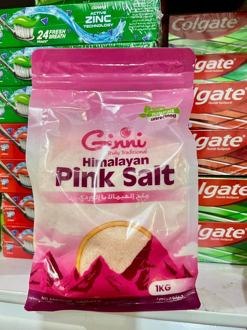 Ginni Himalayan Pink Salt 1KG (Category: Spice & Seasoning) located in Las Pinas. Submitted by mommyjhen (Listing ID 1422792668, Image 1). Description: - Ginni Himalayan Pink Salt - 1KG pack - Traditional and unrefined - Perfect for cooking and seasoning.