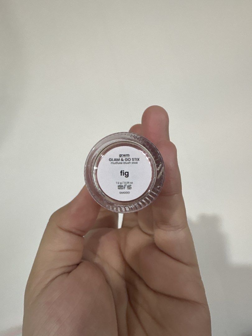 grwm Glam & Go Stix Blush Stick - Fig (Category: Makeup) located in Cavite. Submitted by declutterawi (Listing ID 1422801001, Image 3). Description: - Glam & Go Stix Blush Stick in Fig shade - Multiuse blush stick - Comes in a stylish pink metallic tube - Color visible at the bottom of the stick - Brand new.