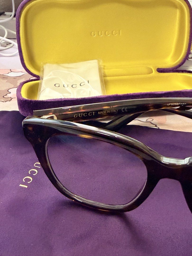 Gucci GG0349O Eyeglasses (Category: Sunglasses & Eyewear) located in Quezon City. Submitted by PVDLL (Listing ID 1422780200, Image 2). Description: No Issue Bought in Ideal Vision Purchased January 15, 2026.