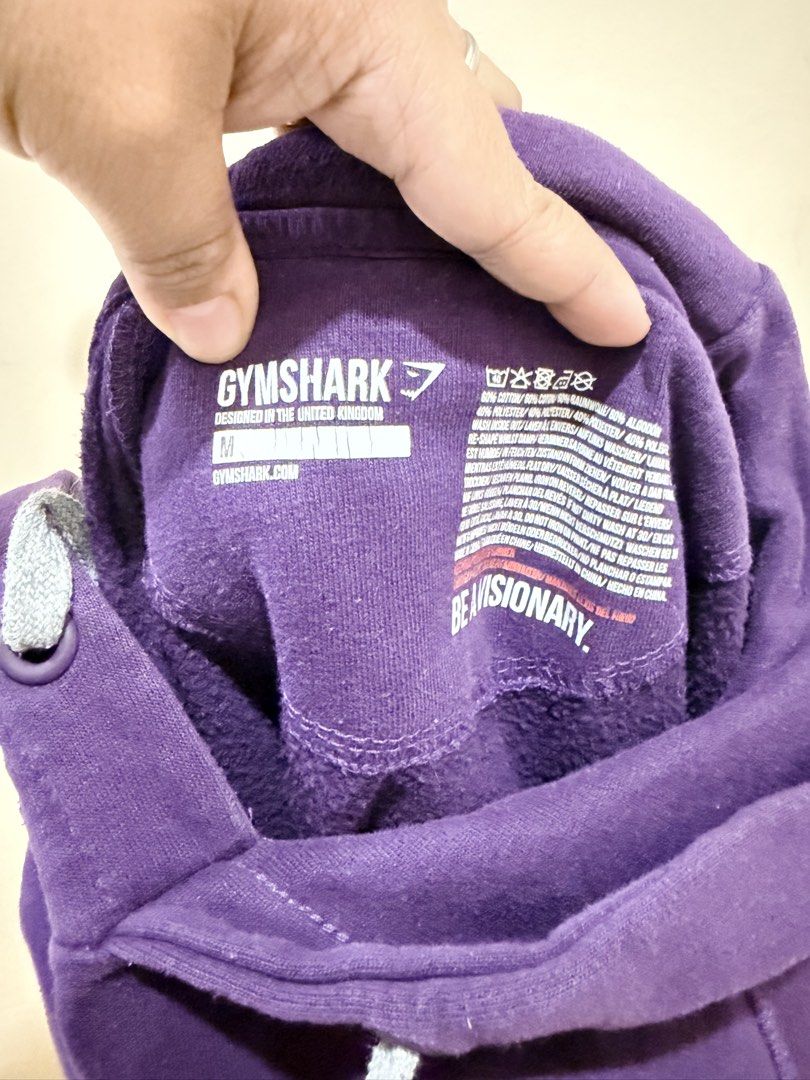 Gymshark Purple Hoodie - Medium (Category: Coats, Jackets and Outerwear) located in Quezon City. Submitted by shopkyph (Listing ID 1422733238, Image 3). Description: Gymshark Purple Hoodie - Medium.