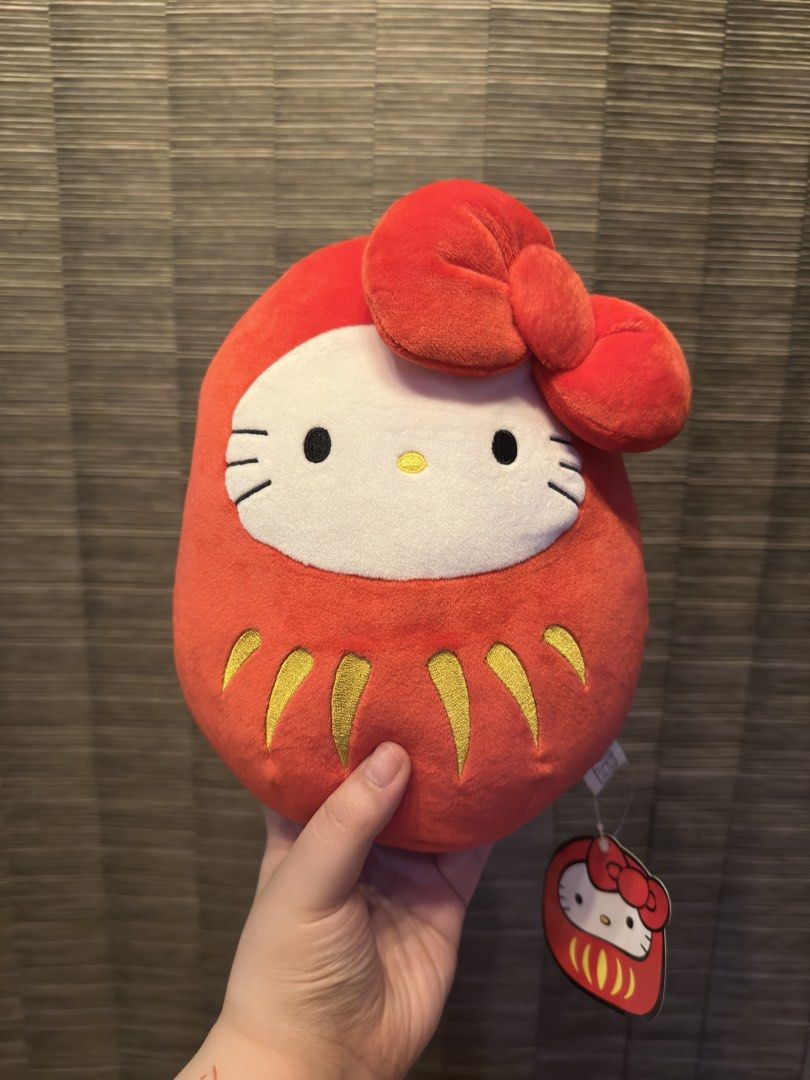 Hello Kitty Daruma Plush Toy (w/ Issue), Hobbies & Toys, Toys & Games ...