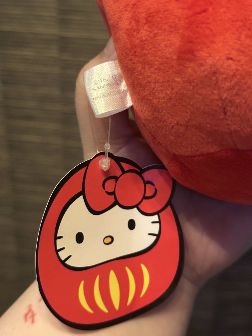 Hello Kitty Daruma Plush Toy (w/ Issue), Hobbies & Toys, Toys & Games ...