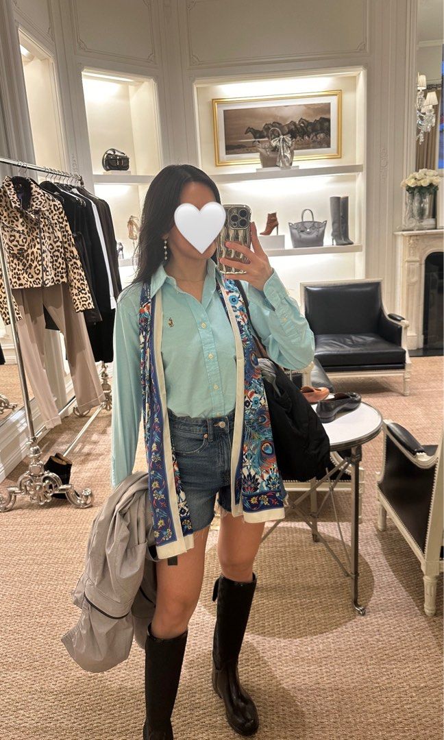 H&M denim shorts (Category: Shorts) located in Quezon City. Submitted by cel1111 (Listing ID 1422757067, Image 1). Description: .