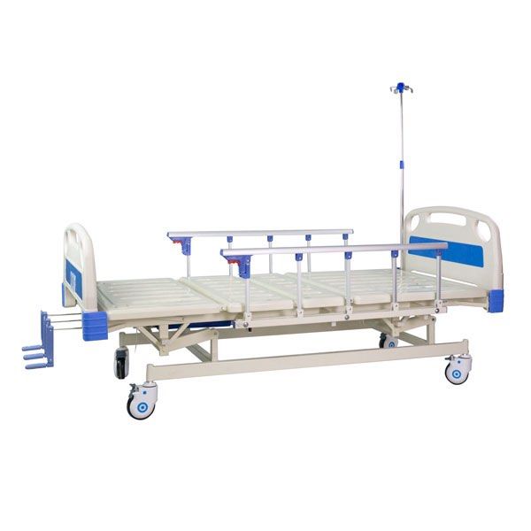 Hospital Bed 3-Crank with Egg Foam (Category: Medical Supplies & Tools) located in Pasig City. Submitted by declutterbyjade (Listing ID 1422715239, Image 1). Description: Bought Dec 19! Used for less than 2 months. Comes with egg foam, leather mattress, bedside table, and IV stand Check gdrive here for actual look of the bed (headboard is disassembled for now) and its condition (yung pag taas baba ng sa ulo, paanan, pati po ng height) https://dri