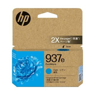 HP 937e EvoMore Cyan Original Ink Cartridge