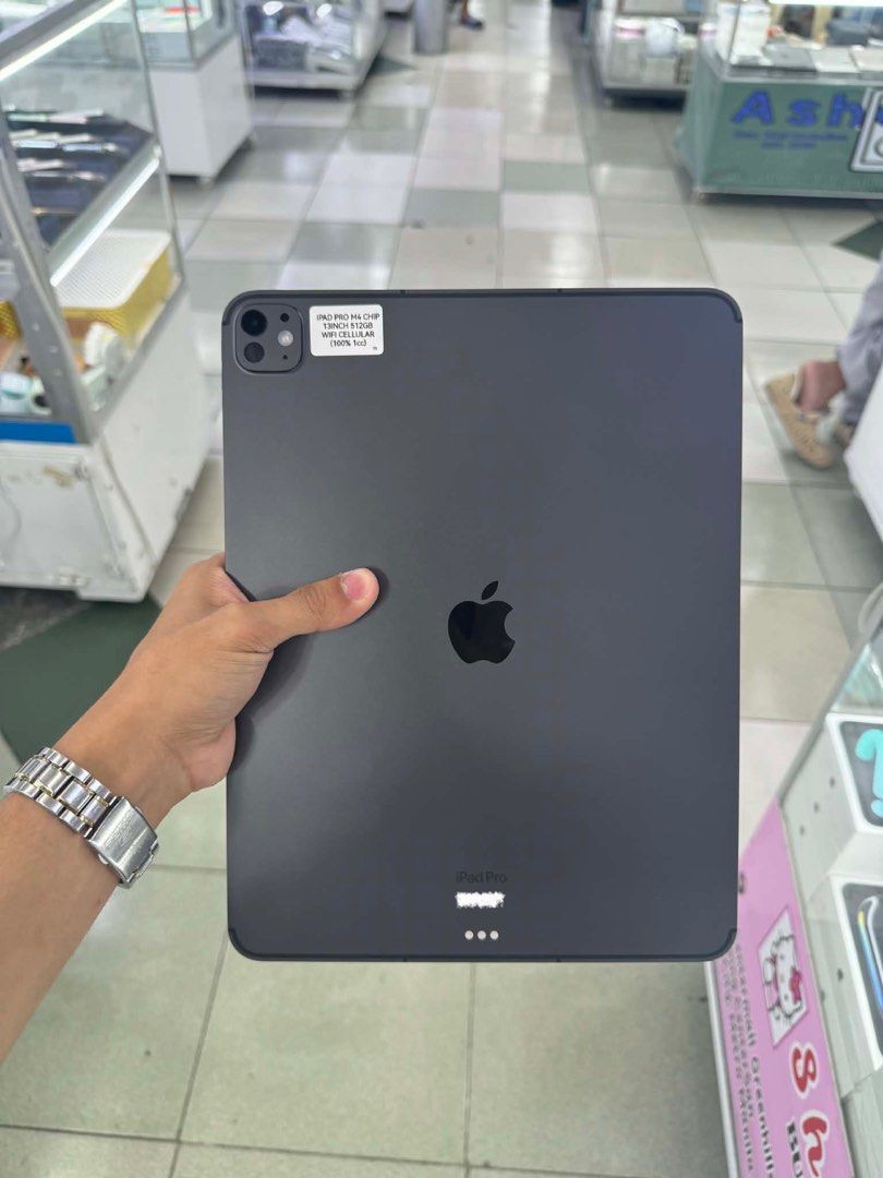 Ipad Pro M4 512gb Cellular 100% batt No issue (Category: iPad) located in San Juan City. Submitted by javedsgadgetshop (Listing ID 1422842080, Image 1). Description: INSTALLMENT OPTIONS : SPAY LATER / GGIVES / CREDIT CARD! WE BUY AND SELL SO PWEDE MAGBINTA OR SWAP ! Quick Specs : 💵 Ipad Pro M4 13' •512gb •US Variant •100% batt health •Factory Unlock •98% Smoothness •No hidden issue | No Repaired •100% Authentic | Not Refurbished •w/ OEM Charger 