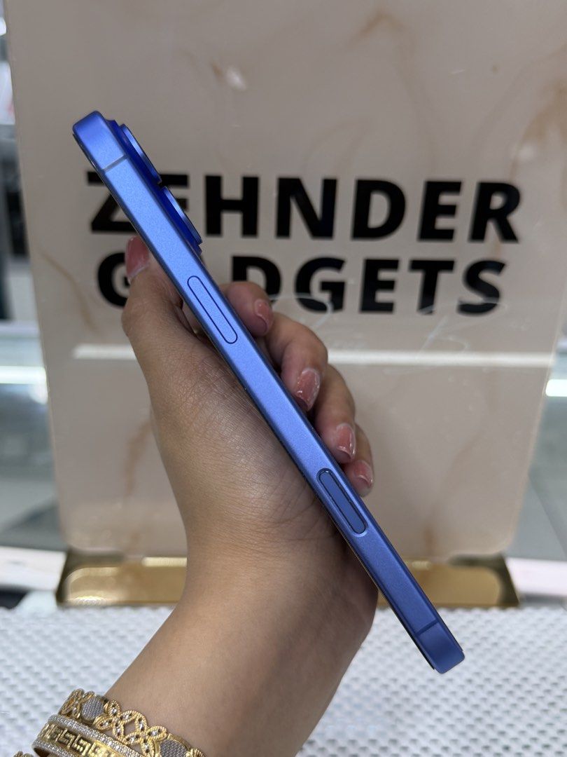 iPhone 16 PLUS 256GB OPENLINE (4 MONTHS OLD) NTC APPROVED (Category: iPhone 16 Series) located in San Juan City. Submitted by desireebayal96 (Listing ID 1422873900, Image 2). Description: iPhone 16 PLUS (ULTRAMARINE) * UNDER WARRANTY UNTIL SEPT. 2026 * 256GB * OPENLINE (ANY SIM) * NTC APPROVED * 100% BATTERY HEALTH ORIGINAL (CAN CHECK 3UTOOLS) * 60 CYCLE COUNT * 100% SMOOTH * NO DENTS * NO ISSUE * NO HISTORY OF REPAIR * NO ICLOUD ISSUE * NOT REFU