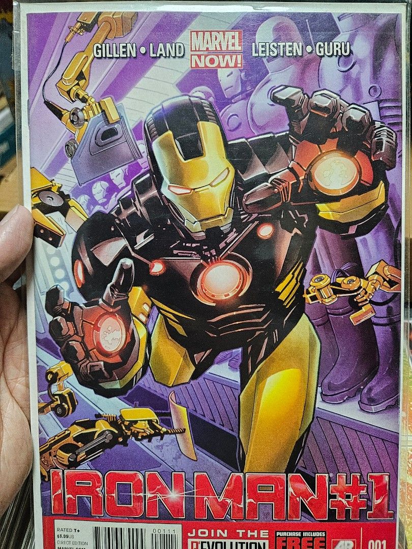 Iron Man 1-5 Comic Book Series (Category: Comics & Manga) located in Taguig. Submitted by gowilliam.767 (Listing ID 1422806378, Image 1). Description: mop gcash prior to pickup .