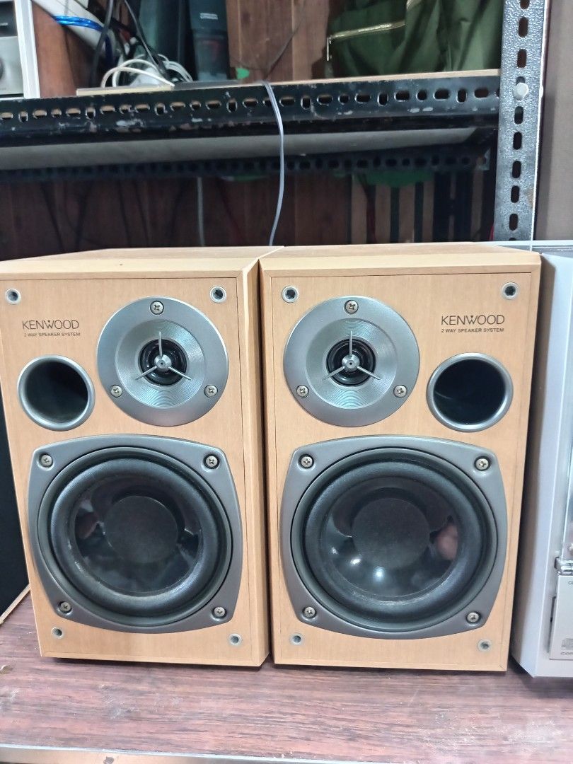 Kenwood speaker (Category: Soundbars, Speakers & Amplifiers) located in Manila. Submitted by josephzila93964 (Listing ID 1422770441, Image 2). Description: Php. 1,500 Kenwood pair speaker LS-SL3MDS 30w + 30w 6 ohms Good working condition Free Kenwood Component head As is.