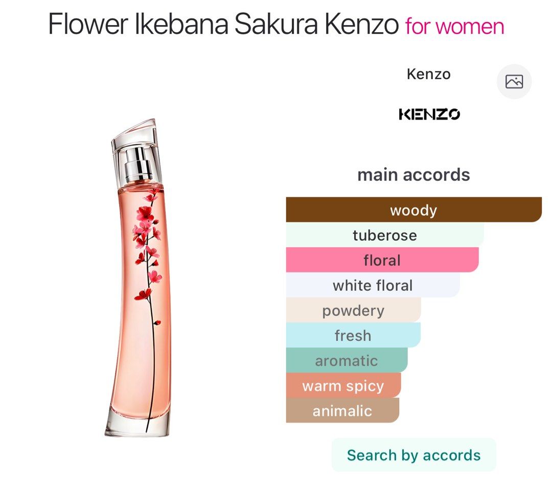 Kenzo Flower Ikebana Eau de Parfum in 1ml (Category: Fragrance & Deodorants) located in Quezon City. Submitted by bitsnbobs21 (Listing ID 1422902268, Image 2). Description: - Kenzo Flower Ikebana Eau de Parfum sample. - 1ml vial. - Features the iconic Flower Ikebana design. - Floral and woody fragrance. - Sample size but Original. Perfect for trying the scent before committing to the full-size bottle. *Please do not purchase if you have any doubt