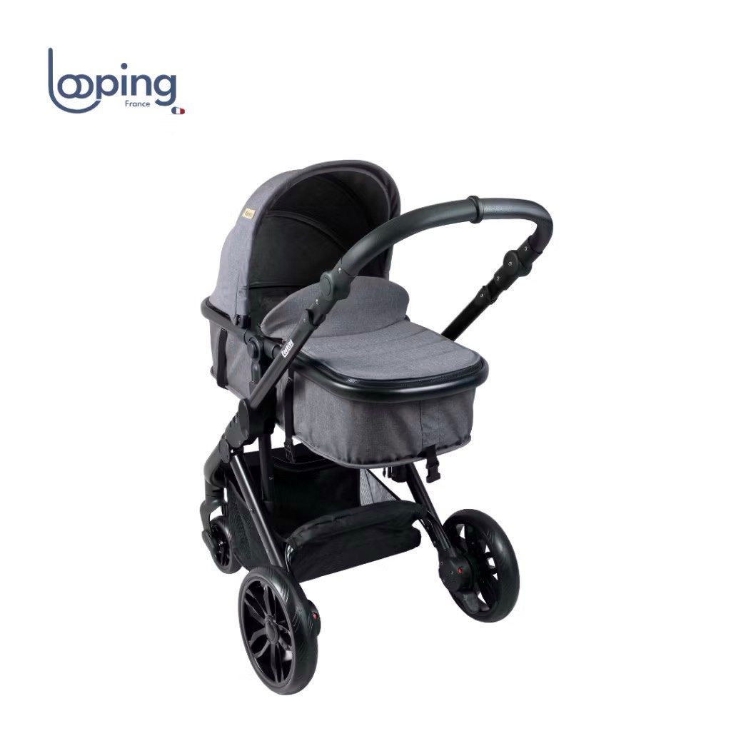 Looping Sydney Stroller (Category: Strollers) located in Manila. Submitted by passmystyle (Listing ID 1422884222, Image 1). Description: •Hindi gano nagamit, gusto lagi ng pamangkin ko karga 😅 •Foam Handle •Reversible Pram Cot for newborn •Transform to toddler sitting position with bumper bar •Reversible and Reclinable Seat •Adjustable 5-point Harness •Integral Suspension for Ultimate Comfort •Mono-action brake, single pedal •Adjustable handle h