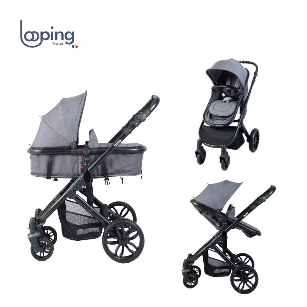 Looping Sydney Stroller (Category: Strollers) located in Manila. Submitted by passmystyle (Listing ID 1422884222, Image 2). Description: •Hindi gano nagamit, gusto lagi ng pamangkin ko karga 😅 •Foam Handle •Reversible Pram Cot for newborn •Transform to toddler sitting position with bumper bar •Reversible and Reclinable Seat •Adjustable 5-point Harness •Integral Suspension for Ultimate Comfort •Mono-action brake, single pedal •Adjustable handle h