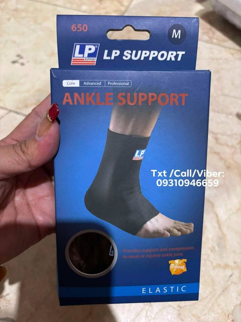 LP Support Ankle Support (Category: Medical Supplies & Tools) located in Manila. Submitted by rheatapdas75609 (Listing ID 1422888949, Image 1). Description: - LP Support ankle support - Contact 09310946659 for inquiries.