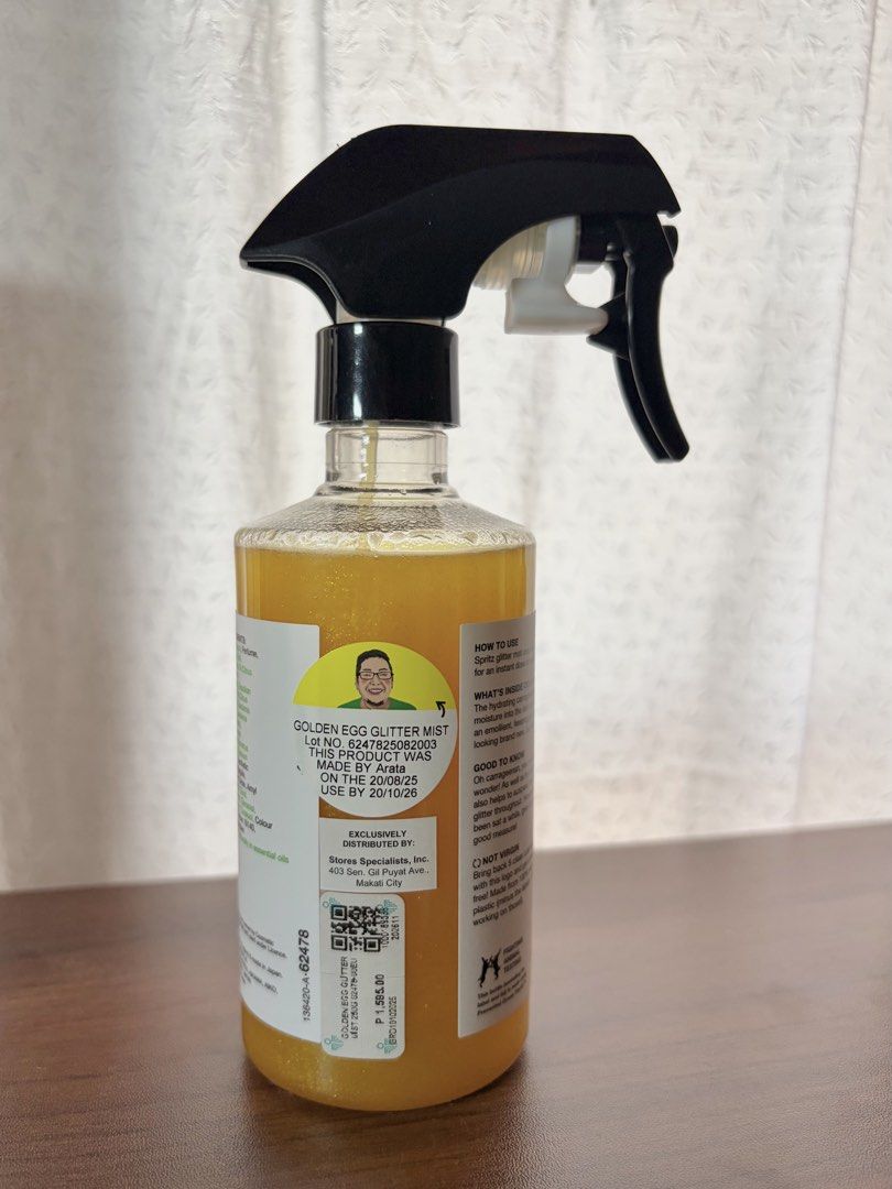 Lush Golden Egg Glitter Mist (Category: Fragrance & Deodorants) located in Manila. Submitted by ceescake (Listing ID 1422764237, Image 2). Description: for sale! lush golden egg glitter mist — smells sweet like a milky pudding 🥞 — selling for ₱990 ‼️fixed price‼️ — bought for ₱1,595 at lush greenbelt loc: tondo manila shipping via jnt or lalamove.