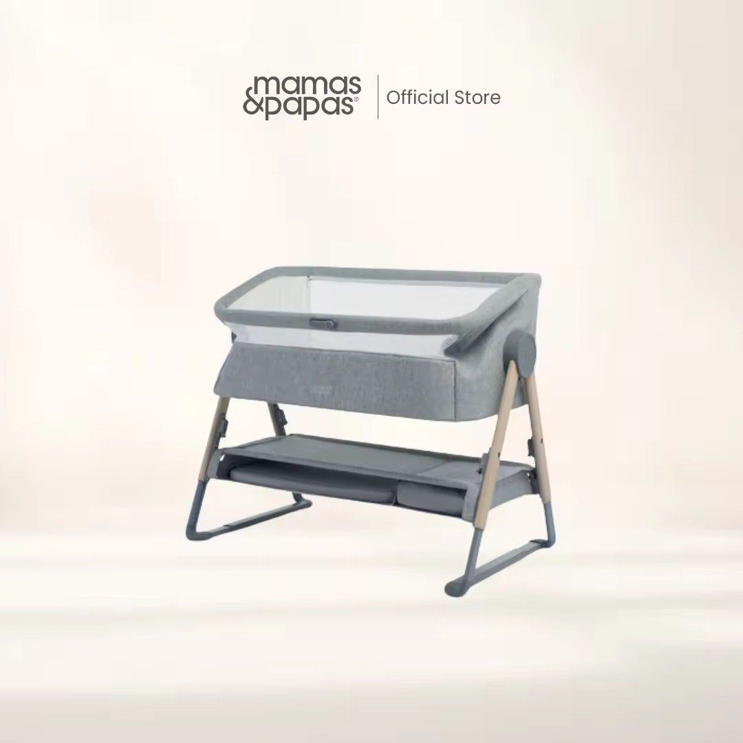 Mamas & Papas Lua Bedside Crib (Category: Cots & Cribs) located in San Juan City. Submitted by diamondfinds (Listing ID 1422865039, Image 2). Description: Gently used and well taken care of. Stored properly in our storage room after use. 💖 Very convenient and travel-friendly! Foldable and comes with its original travel bag, so you can easily bring it anywhere (perfect for trips or room transfers). RFS: Decluttering SRP: ₱19,000 Selling for more 
