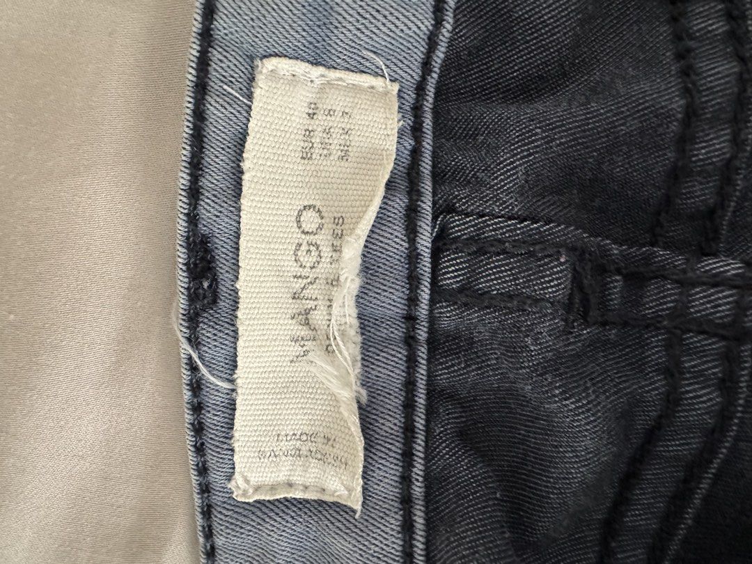 Mango denim pants (Category: Jeans) located in Makati City. Submitted by pattystuff (Listing ID 1422766849, Image 3). Description: - Mango denim panta - Quite faded from use - Needs washing - Pre-loved, please manage expectations.