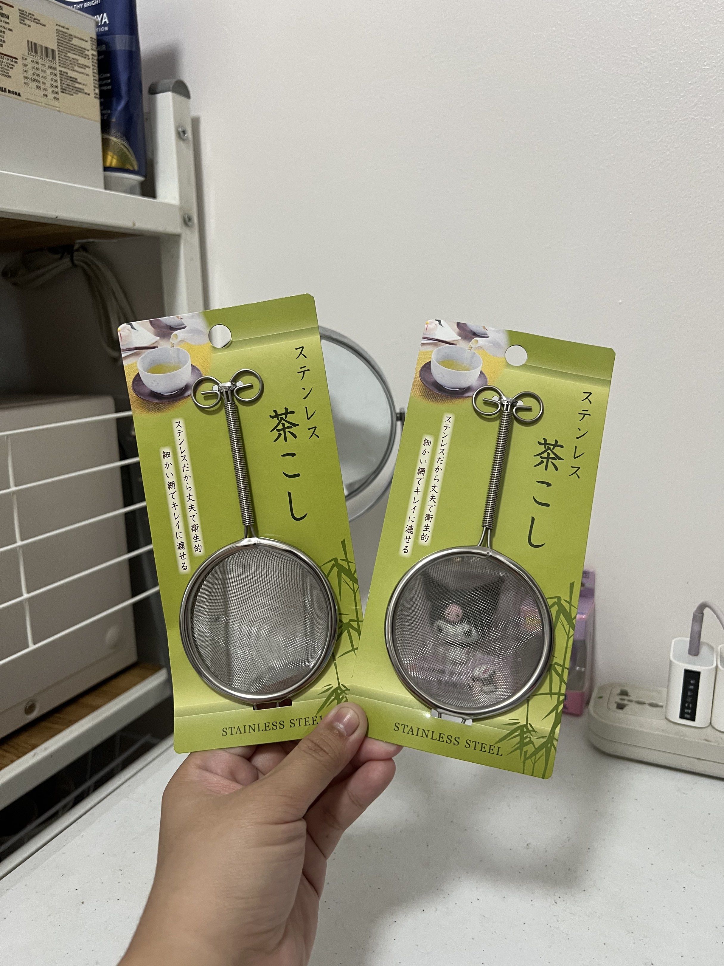 Matcha Sifter Stainless Steel (Category: Coffee & Tea Tableware) located in Caloocan City. Submitted by francesalcoy (Listing ID 1422839808, Image 1). Description: Perfect for matchas! 🍵 - Stainless steel tea strainer - Fine mesh for effective straining - Durable design - Easy to clean - Comfortable handle.