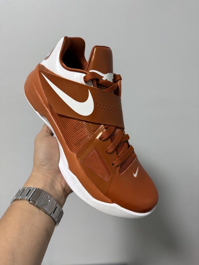 Nike Zoom KD IV 'Desert Orange Texas', Men's Fashion, Footwear