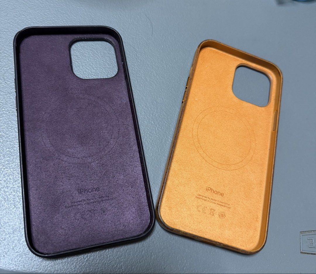 Original Apple Leather Cases (13PM) Bundle (Category: Cases & Sleeves) located in Paranaque City. Submitted by evilplaces (Listing ID 1422887719, Image 2). Description: Original Apple Leather Cases for 13 Pro Max Bundle for 900 + SF Signs of aging and use Rfs: Decluttering.