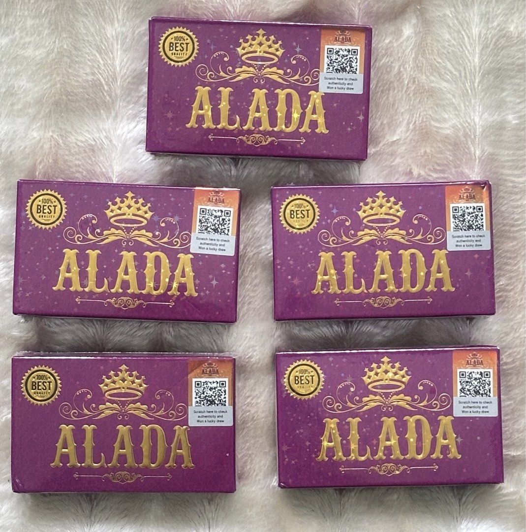 Original Big Alada Soap 160g with QR code (Category: Bath) located in Makati City. Submitted by cesannebeautyandscents (Listing ID 1422794495, Image 1). Description: ✨ ALADA SOAP 160g – ORIGINAL & TIME-TESTED BEAUTY SOAP ✨ Looking for a soap that’s effective, affordable, and trusted for years? Alada Soap 160g is your go-to daily soap for cleaner, brighter, and healthier-looking skin 🧼✨ 🌿 Why choose Alada Soap? ✔️ Helps improve the appearance of
