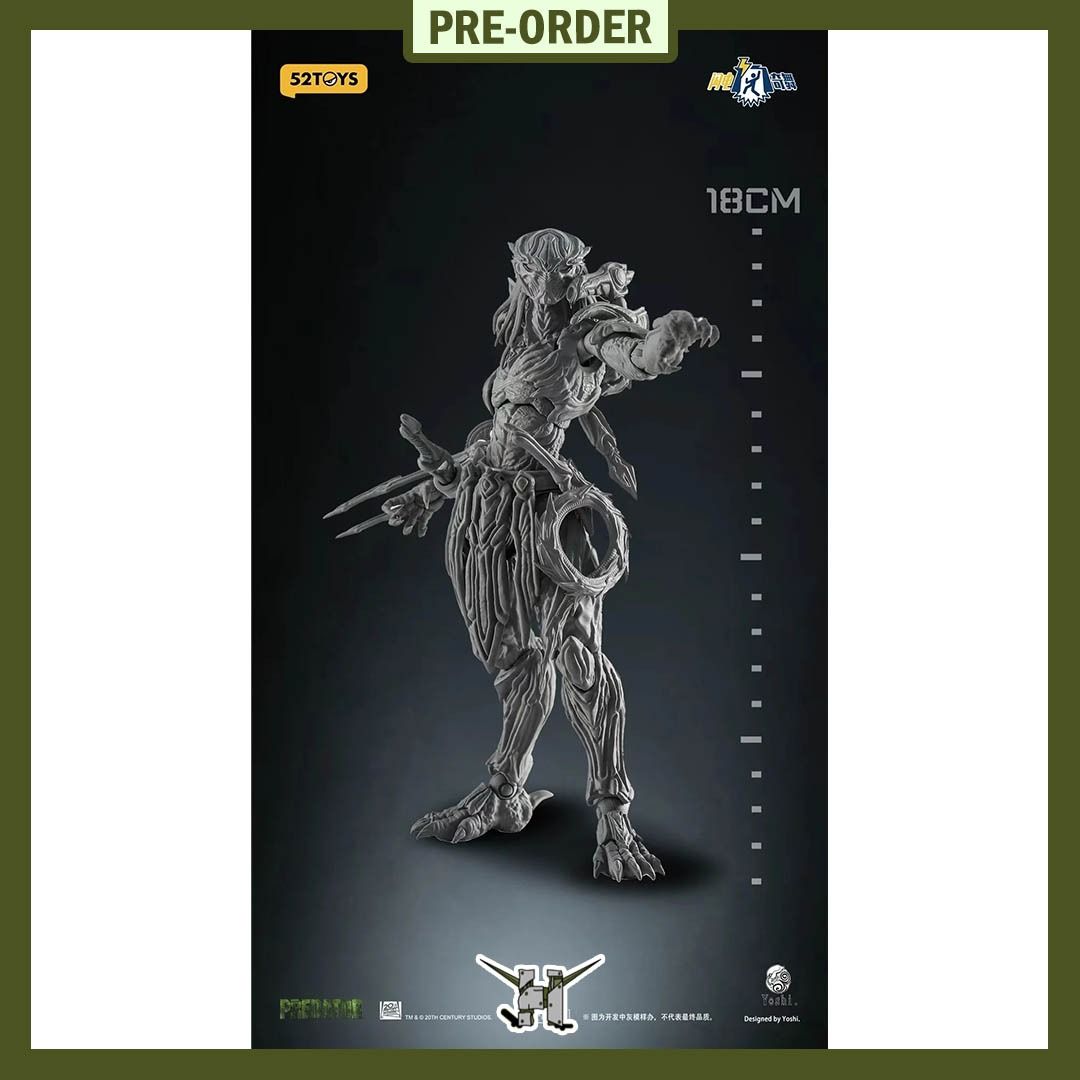 PRE-ORDER!! 1/12 Predator Action Figure (Category: Figurines & Statues) located in Quezon City. Submitted by figsnkits (Listing ID 1422893817, Image 1). Description: PRE-ORDER!! 52TOYS: 1/12 Predator Action Figure Pre-order price: Php 2,700 Min. DP: Php 700 (new) Php 500 (return customers) SRP: Php 3,000 Deadline: Mar 11, 2026 or until PO slots are full Estimated Time of Arrival: Q1 2027 (ESTIMATE ONLY: can change without notice; can be early/on-