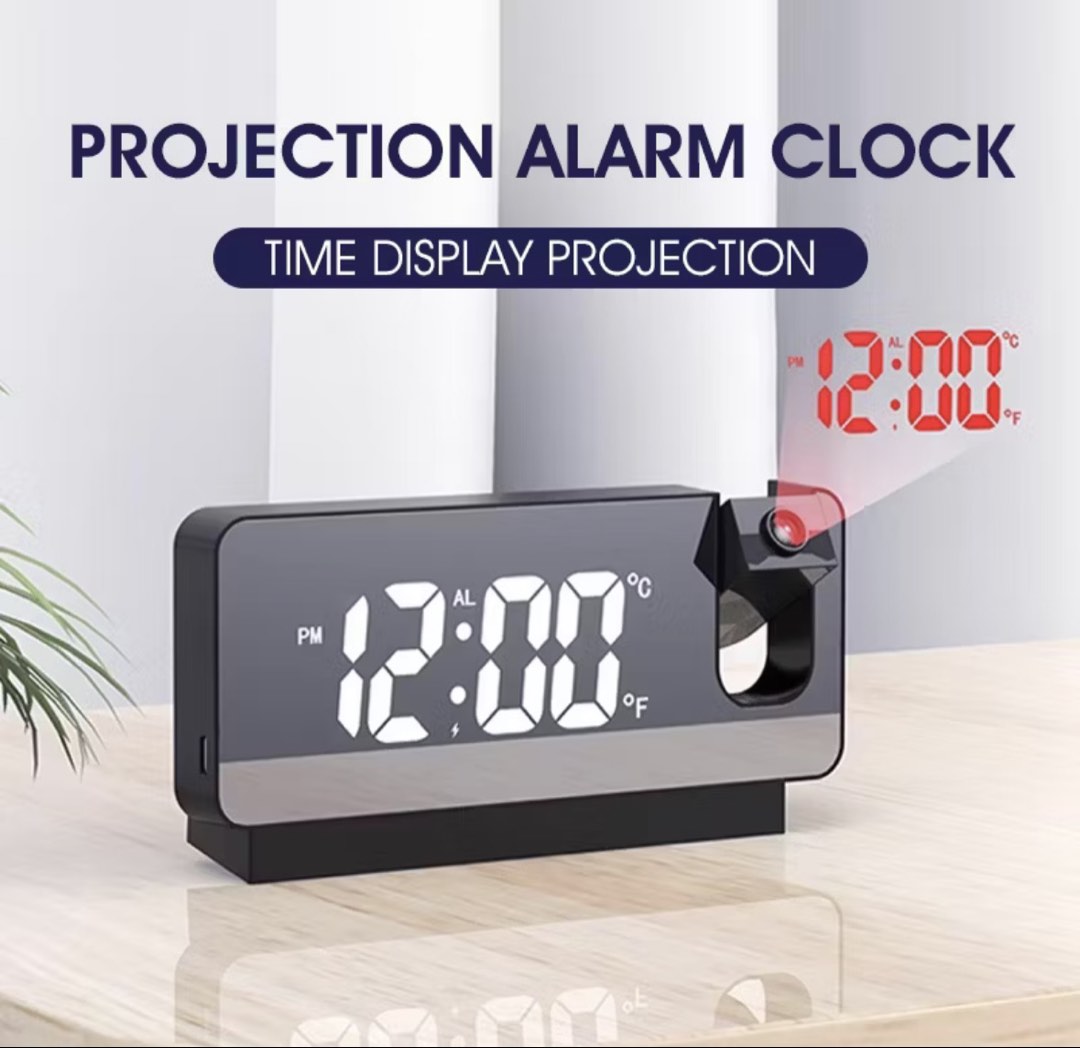 Projection Alarm Clock, Furniture & Home Living, Home Decor Accessories ...