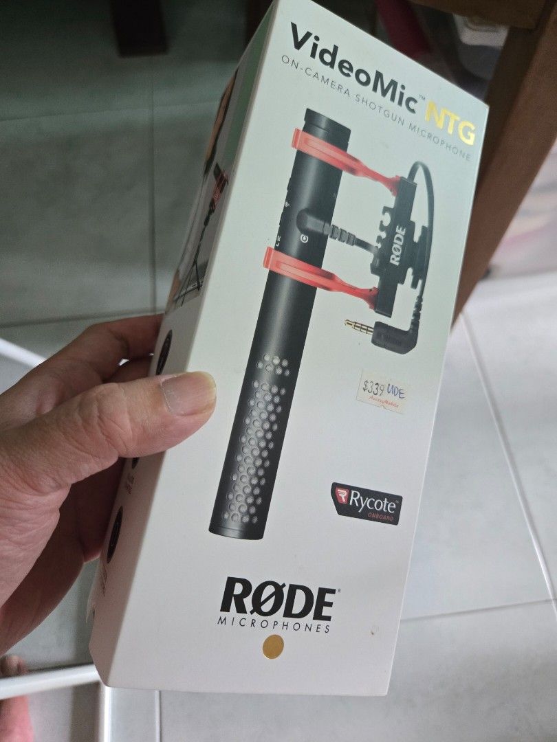 Rode VideoMic NTG On-Camera Shotgun Microphone