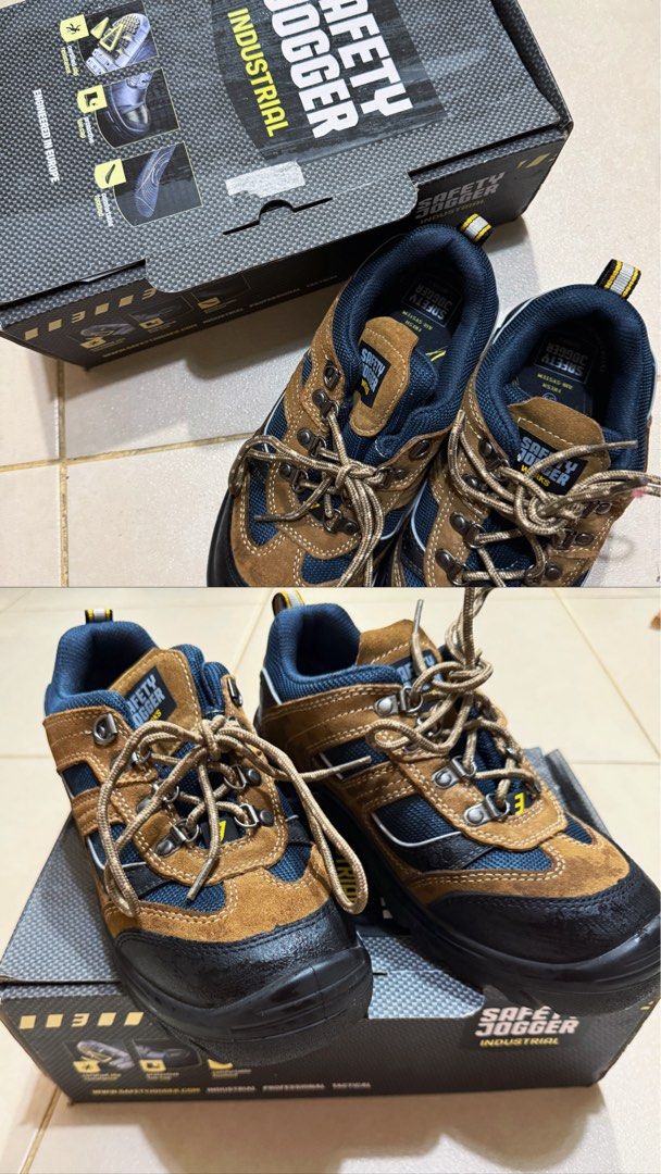 SAFETY JOGGER SHOES (Category: Boots) located in Manila. Submitted by everythingprettyyy (Listing ID 1422797481, Image 1). Description: -perfect for hiking - unisex -orig price almost 3k .
