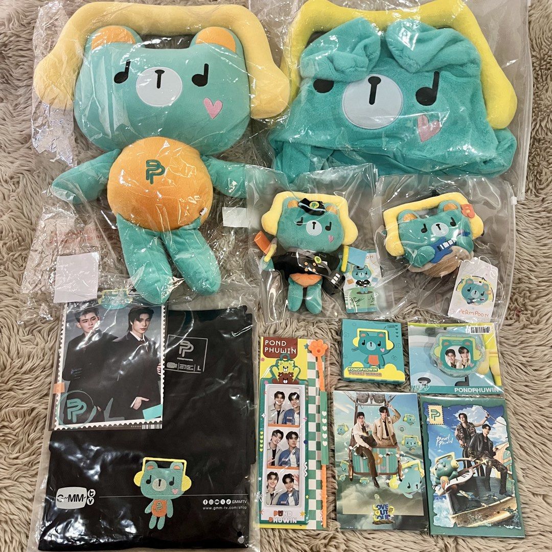 [Sale] Pond Phuwin PermPoon Merchandise GMMTV (Category: Other Merchandise) located in Quezon City. Submitted by flyingwithyounightday (Listing ID 1349095973, Image 1). Description: GMMTV PONDPHUWIN Official Merchandise Photo Strip Holder 1,060 [SALE 800 only] LOL 2024 Postcard Set 800 GripTok 950 Permpoon T-Shirt 1,800 Fluffy Ear Hat 2,250 - sold Station Master Doll KeyChain 2,300 - reserved Pocket Mirror 700 [SALE 400 only] - sold LOL 2025 Phot