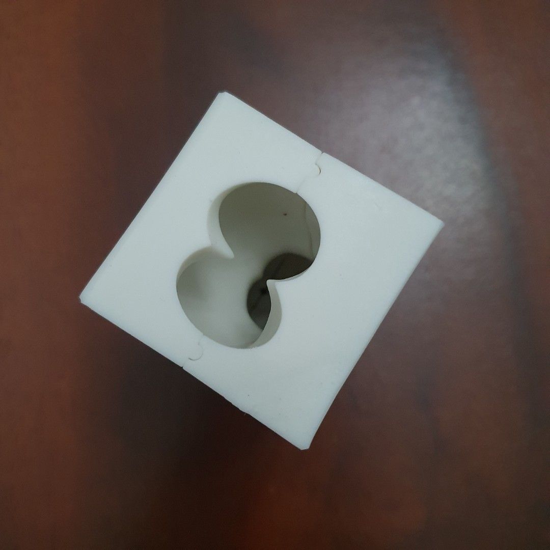 Silicone Body Candle Mold (Category: Bakeware) located in Paranaque City. Submitted by cobien (Listing ID 1422716705, Image 2). Description: Listing is for a silicone mold for making body-shaped soaps or candles. The mold creates a detailed torso shape. It measures 3.1 x 1.75 inches..