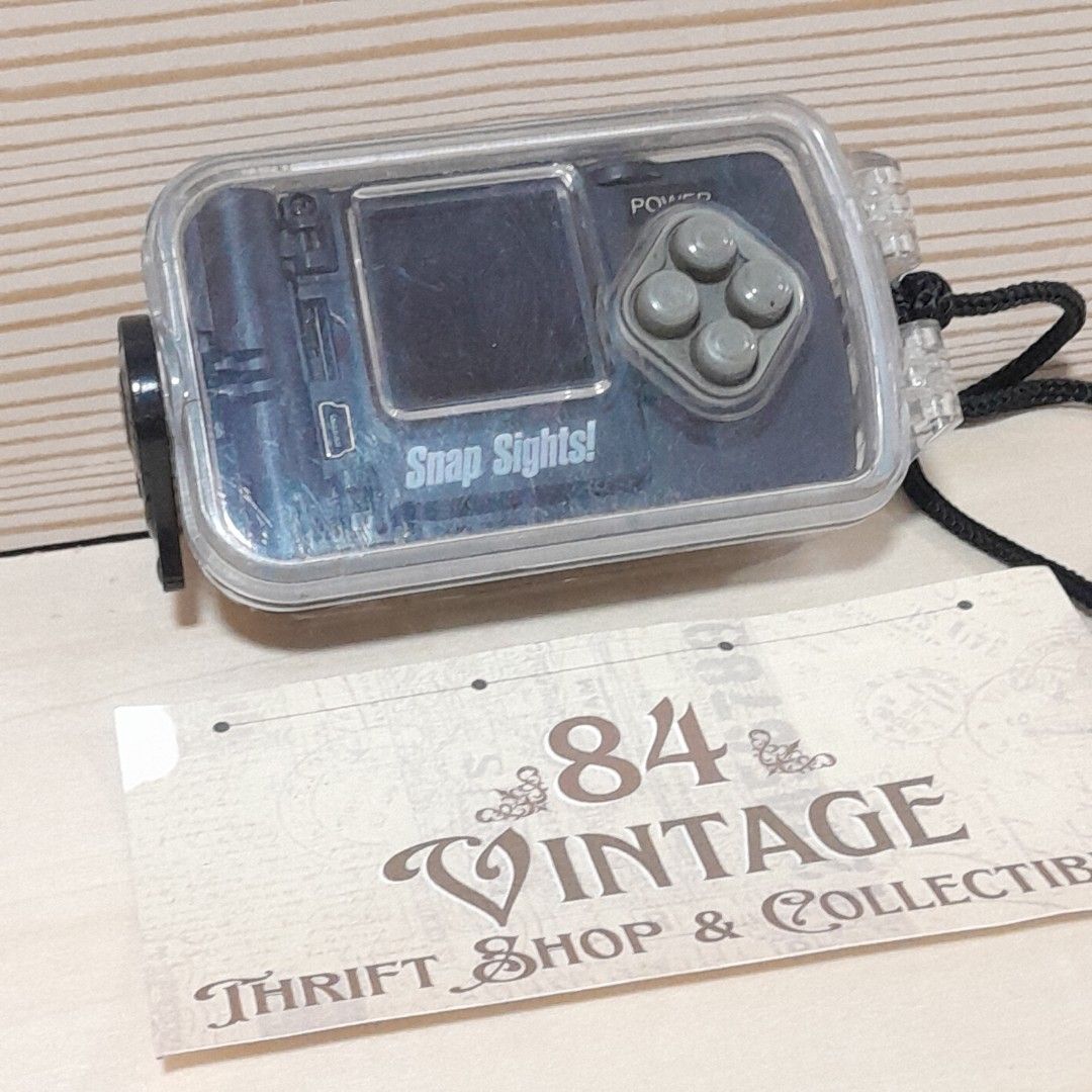 Snap Sights SS-1000 Underwater Camera (Category: Cameras) located in Las Pinas. Submitted by 84vintage (Listing ID 1422750256, Image 2). Description: Snap Sights SS-1000 underwater camera. Uses AAA batteries and tested WORKING. Comparable to the overhyped Kodjakk Ccharmera. It has a small negligible crack on the uw casing but you can still use it in a drizzle. Sold As is only. Actual photos posted. Please examine them carefully as they are part o