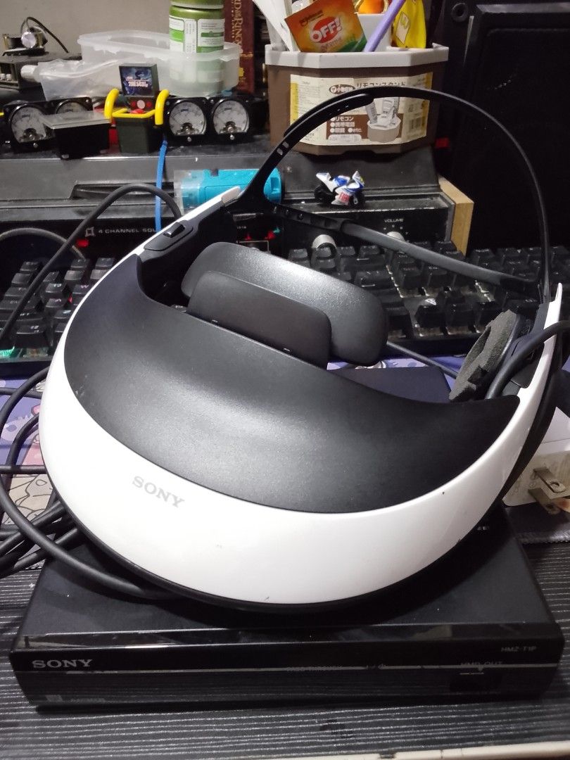 Sony HMZ-T1H personal 3d viewer OLED Head Mounted Display (Category: Headphones & Headsets) located in Manila. Submitted by herbertantazo (Listing ID 1422780830, Image 1). Description: Sampaloc manila Sony personal 3d viewer Model hmz-t1 100v ac need transformer OLED screen Made in Japan Tested working Issue Yung. Balot ng headphones at forehead rest.