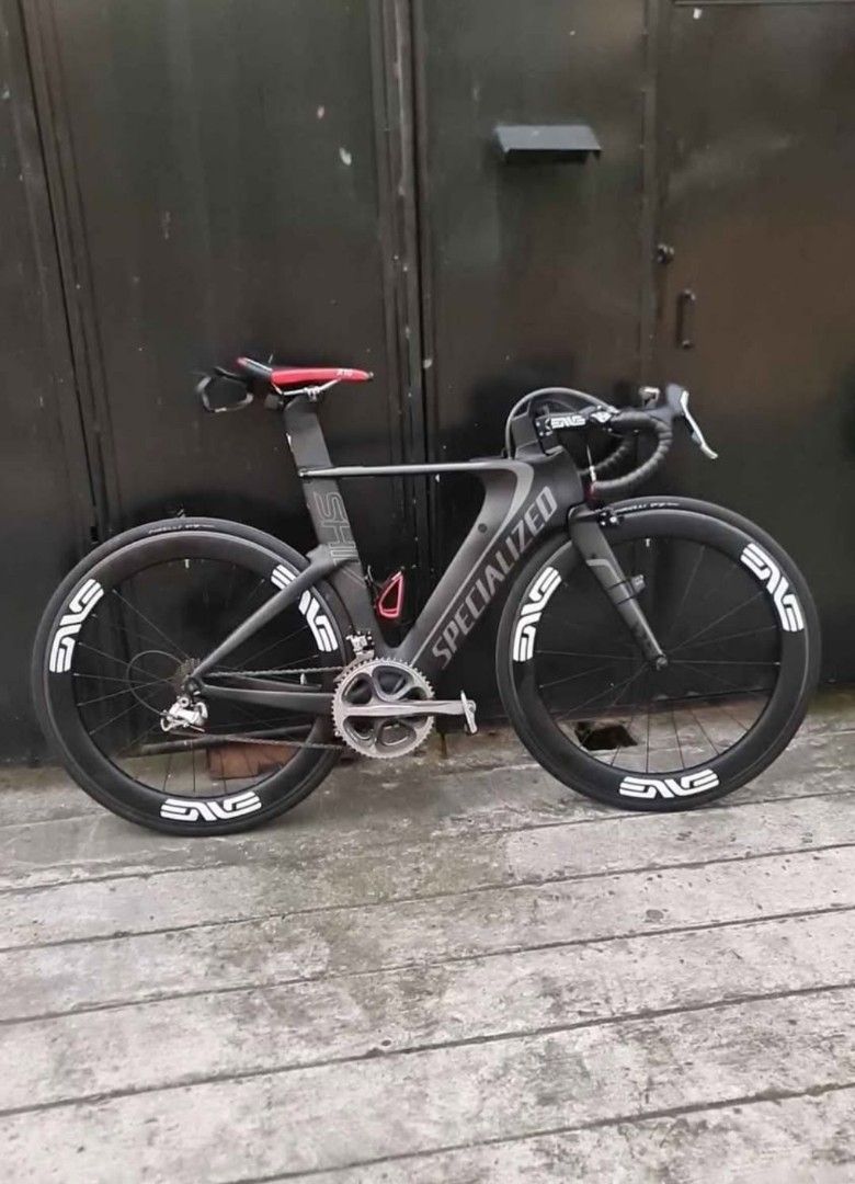 Specialized Shiv TT bike (Category: Bicycles) located in Manila. Submitted by carnikk (Listing ID 1422902604, Image 1). Description: for sale or swap sa kotse SPECIALIZED SHIV TT converted to road bike quick specs: Dura-ace 7800/7900 GS Enve cockpit & WS Pirelli p7 semi slick tires can be swap on Mitsubishi lancer itlog/pizza mx or eclipse PM for more details.
