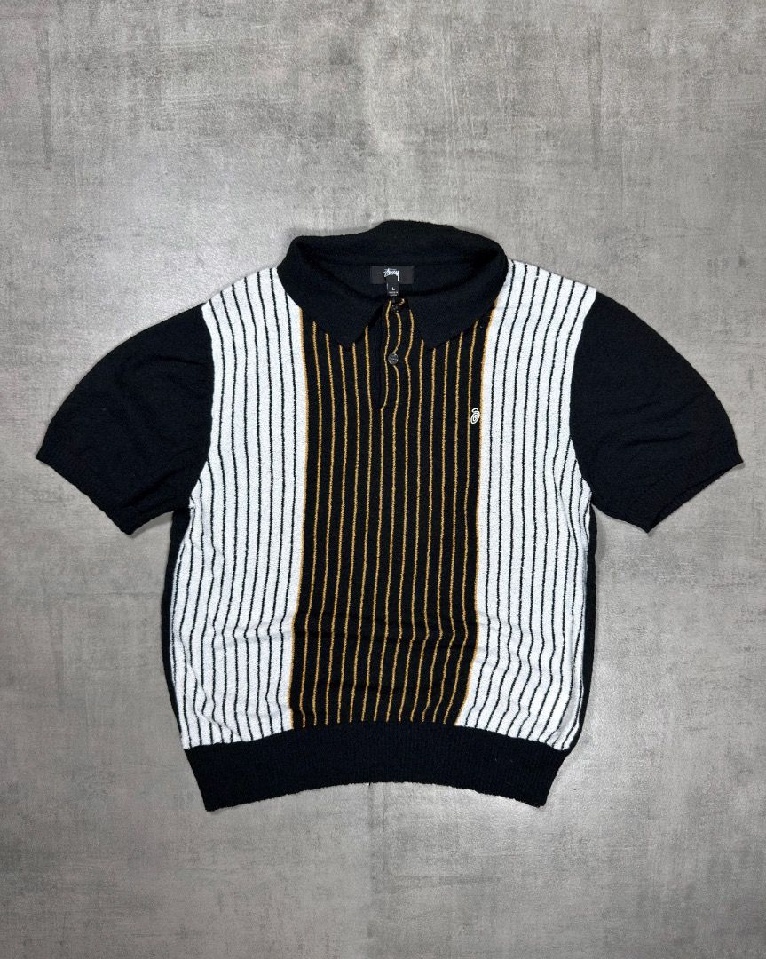 Stussy - Textured S/S Polo (Category: Tshirts & Polo Shirts ) located in Subic. Submitted by concretefloor (Listing ID 1422876043, Image 1). Description: Stussy - S/S Textured Polo . Size Large 21.5 x 26 No flaw 9/10 condition Still in great shape! Negotiable! Dont hesitate to shoot an offer .