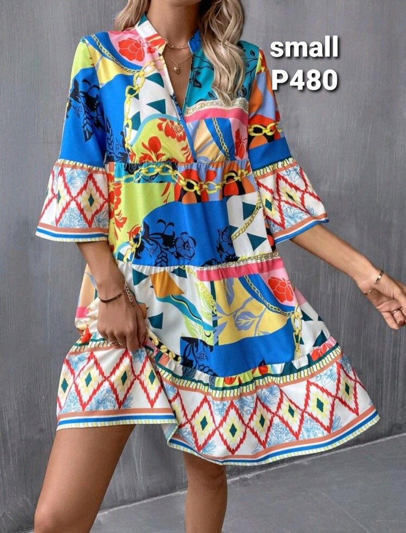Summer Dress - Pink and White (Category: Dresses) located in Manila. Submitted by larascollection0920 (Listing ID 1422733548, Image 2). Description: #BrandNewSHEIN #LarasCollection Price Range P250 - 480 Sizes & Price; posted on pix MOP ; Gcash / COD Location; Novaliches QC.