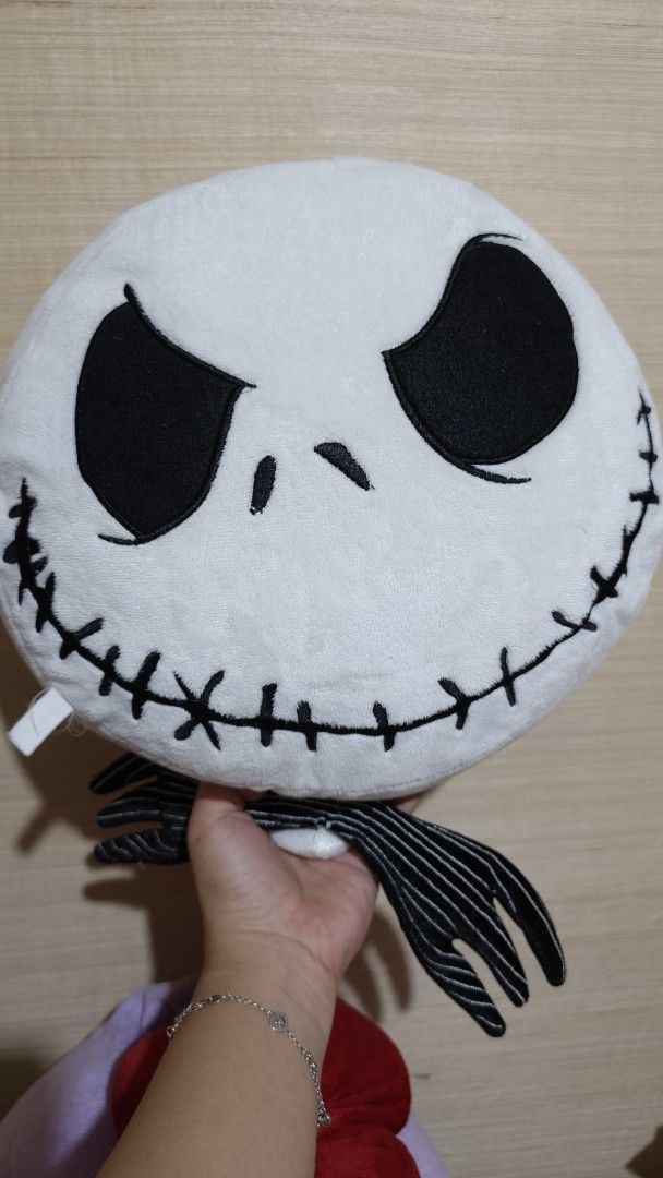 The Nightmare Before Christmas Jack Skellington Plush (Category: Plushies & Soft Toys) located in Tuguegarao City. Submitted by Azzykimee (Listing ID 1422781801, Image 2). Description: - Jack Skellington plush from The Haunted Mansion Holiday Nightmare - Back to Back Face Details - Features a white face with black eyes - Includes a stitched smile - Comes with a black and white striped bow tie and arms - Tagged with "The Haunted Mansion Holiday Ni