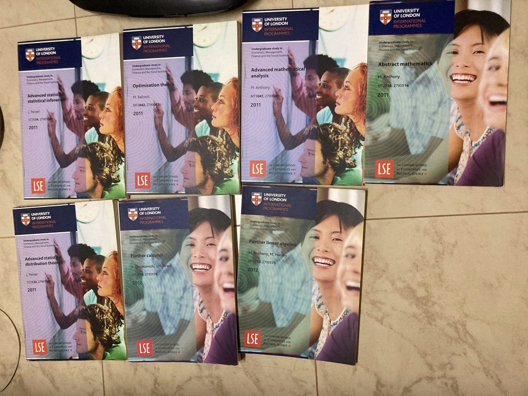 UOL math study guides linear algebra calculus statistics optimization (Category: Textbooks) located in Singapore. Submitted by offer_price_or_no_replies (Listing ID 1422814521, Image 1). Description: 1 for$10 all for $40.