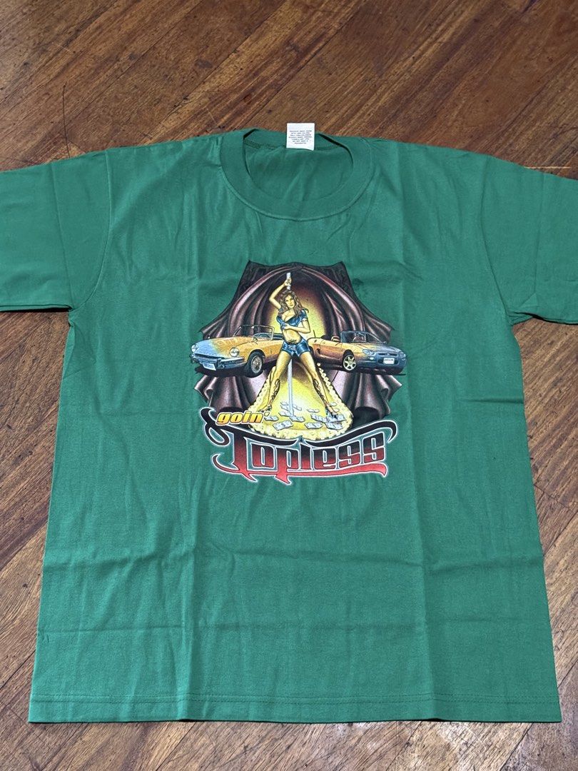 VINTAGE VIBE TOPLESS CAR TEE (Category: Tshirts & Polo Shirts ) located in Quezon City. Submitted by 999bodega (Listing ID 1422749593, Image 3). Description: VINTAGE VIBE TOPLESS CAR TEE 20x27 .