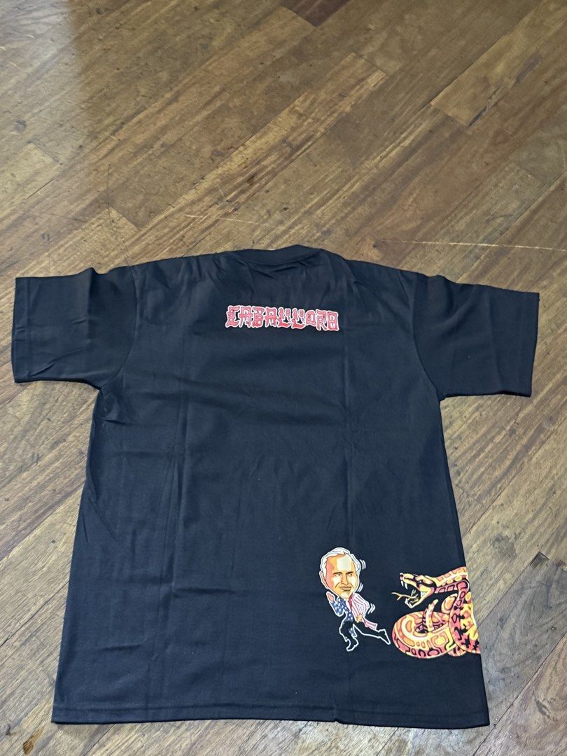 VINTAGE VIBE WRAP AROUND CORRUPT TEE (Category: Tshirts & Polo Shirts ) located in Quezon City. Submitted by 999bodega (Listing ID 1422748952, Image 3). Description: VINTAGE VIBE WRAP AROUND CORRUPT TEE 19x27 NO ISSUW.