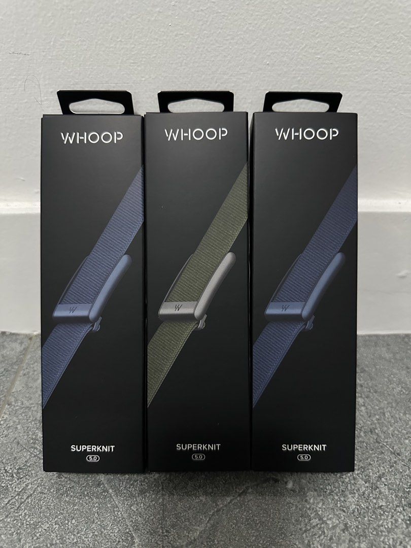Whoop band and accessories (Category: Samsung) located in Pasig City. Submitted by techpartnerph (Listing ID 1422749868, Image 3). Description: Whoop 5.0 SportFlex Band - Gravity ₱ 4,250.00 Whoop 5.0 SportFlex Band - Rush ₱ 4,250.00 Whoop 5.0 SuperKnit Band - Aurora ₱ 3,750.00 Whoop 5.0 SuperKnit Band - Dune ₱ 3,750.00 Whoop 5.0 SuperKnit Band - Emerald ₱ 3,750.00 Whoop 5.0 SuperKnit Band - Forest ₱ 3,750.00 Whoop 5.0 SuperKnit Band - Graphite ₱ 