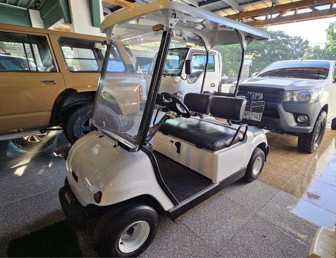 YAMAHA GOLF CART (Category: Golf) located in Quezon City. Submitted by janelleserut239405 (Listing ID 1422830259, Image 1). Description: With Yamaha, you can expect the most comfortable and luxurious ride, every time. It includes the widest seats on the market, the largest occupancy space and a stylish, automotive dash, you simply will not want to ride any other way. - Newly replaced drive clutch - New battery - New drive selector - Newly changed