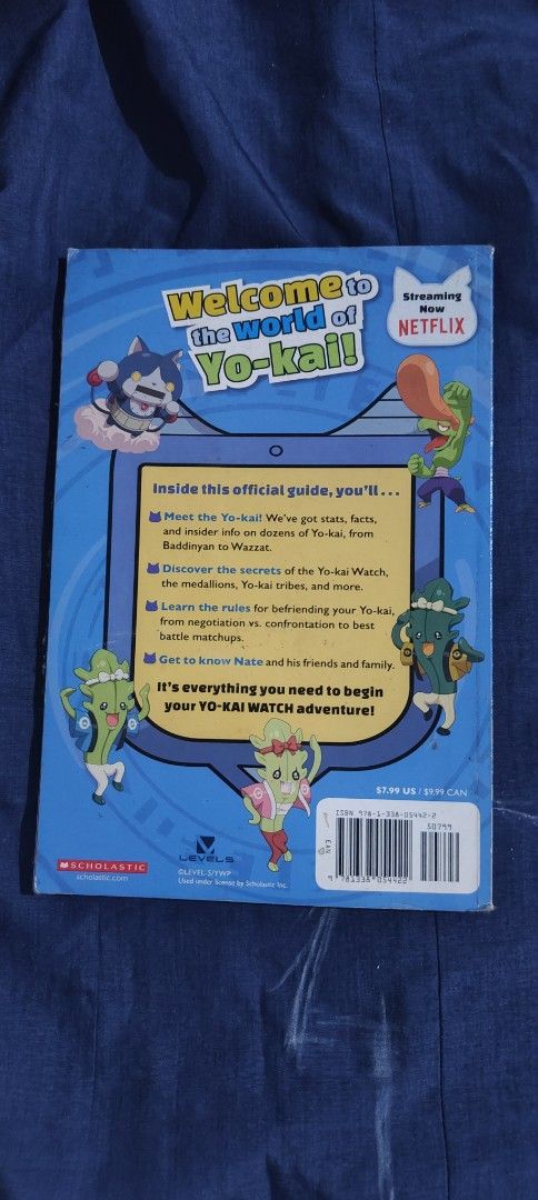 Yo-Kai Watch Official Guide Book (Category: Children's Books) located in Bulacan. Submitted by rintamatama (Listing ID 1422723392, Image 2). Description: - Official Yo-Kai Watch Guidebook - Learn all about Yo-Kai and their tribes! - Includes a cool poster! - Published by Scholastic - Great for Yo-Kai Watch fans!.