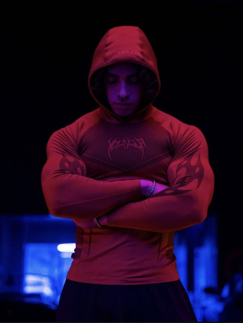 YoungLA Warrior Compression Hoodie (Category: Hoodies) located in Quezon City. Submitted by dellowe (Listing ID 1422717482, Image 3). Description: - YoungLA Warrior Compression hoodie - Brand New Sealed - Size: Small - Features a hood and long sleeves - YoungLA logo on hood and front - Unique sleeve pattern - Ideal for workouts or casual wear - Ready to ship or Meetup - Other colors available (Grey,Black, Deep Teal) 📩📩📩 📍QC.