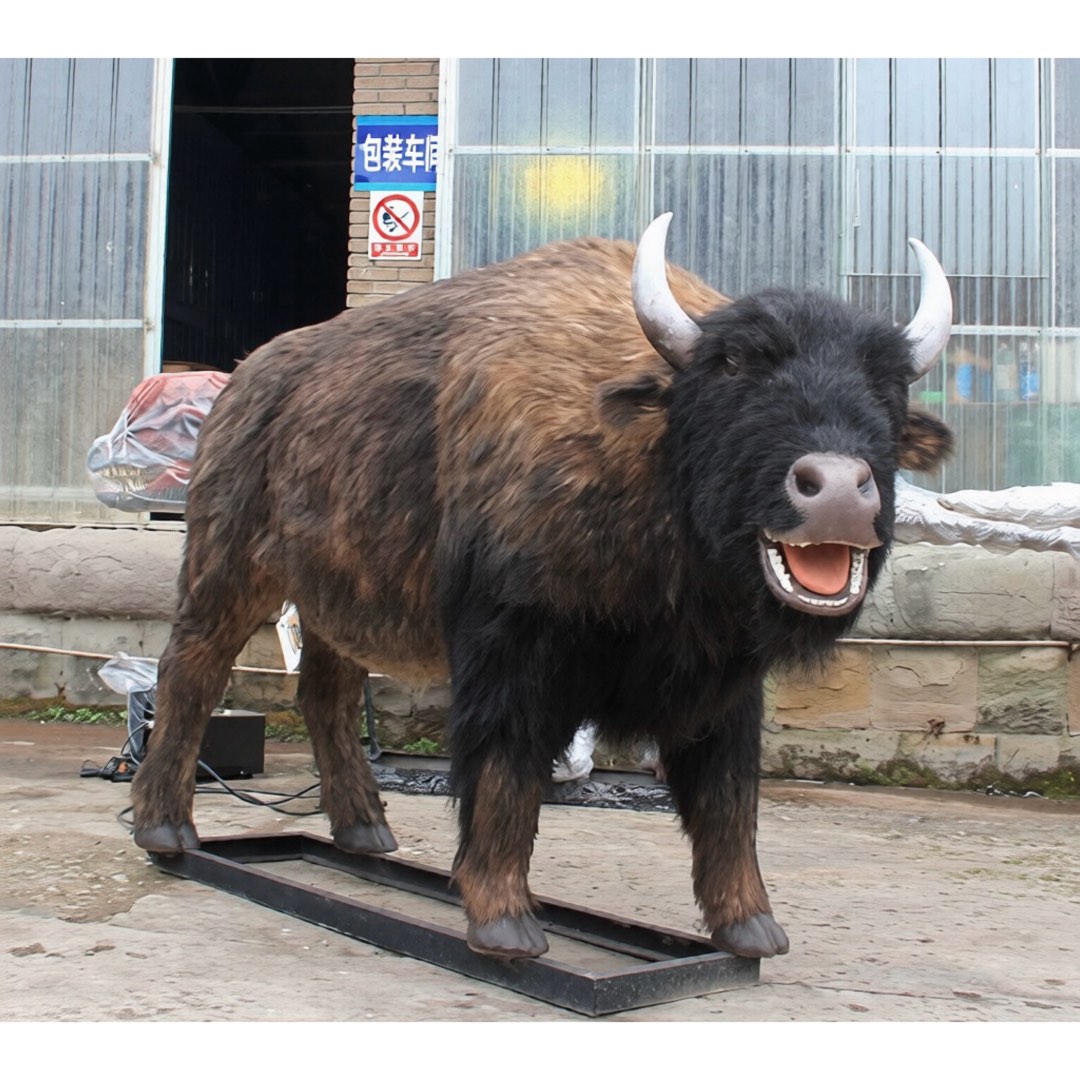 2m Animatronic American Buffalo Bison Robotic Animal Display Decoration ...