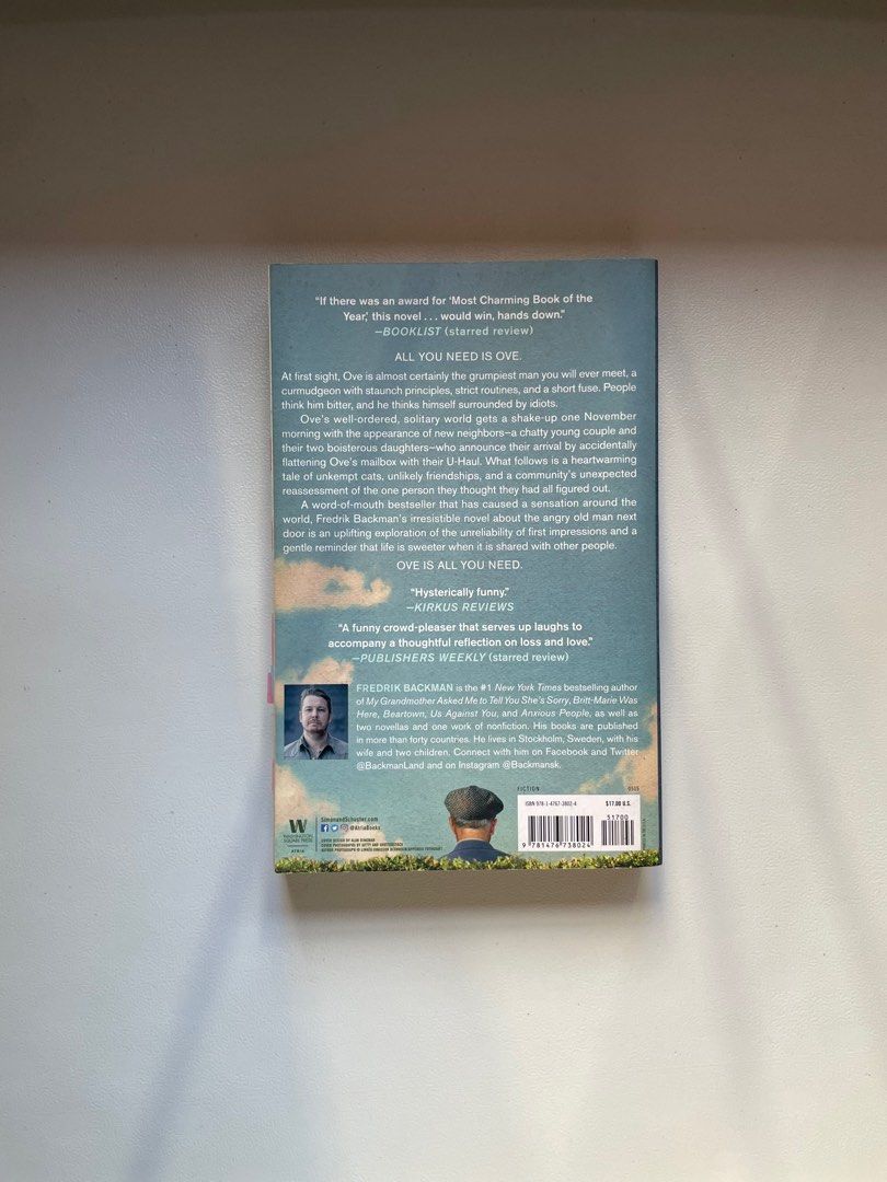 A Man Called Ove by Fredrik Backman (Category: Storybooks) located in Manila. Submitted by acropolisph (Listing ID 1423031664, Image 2). Description: .