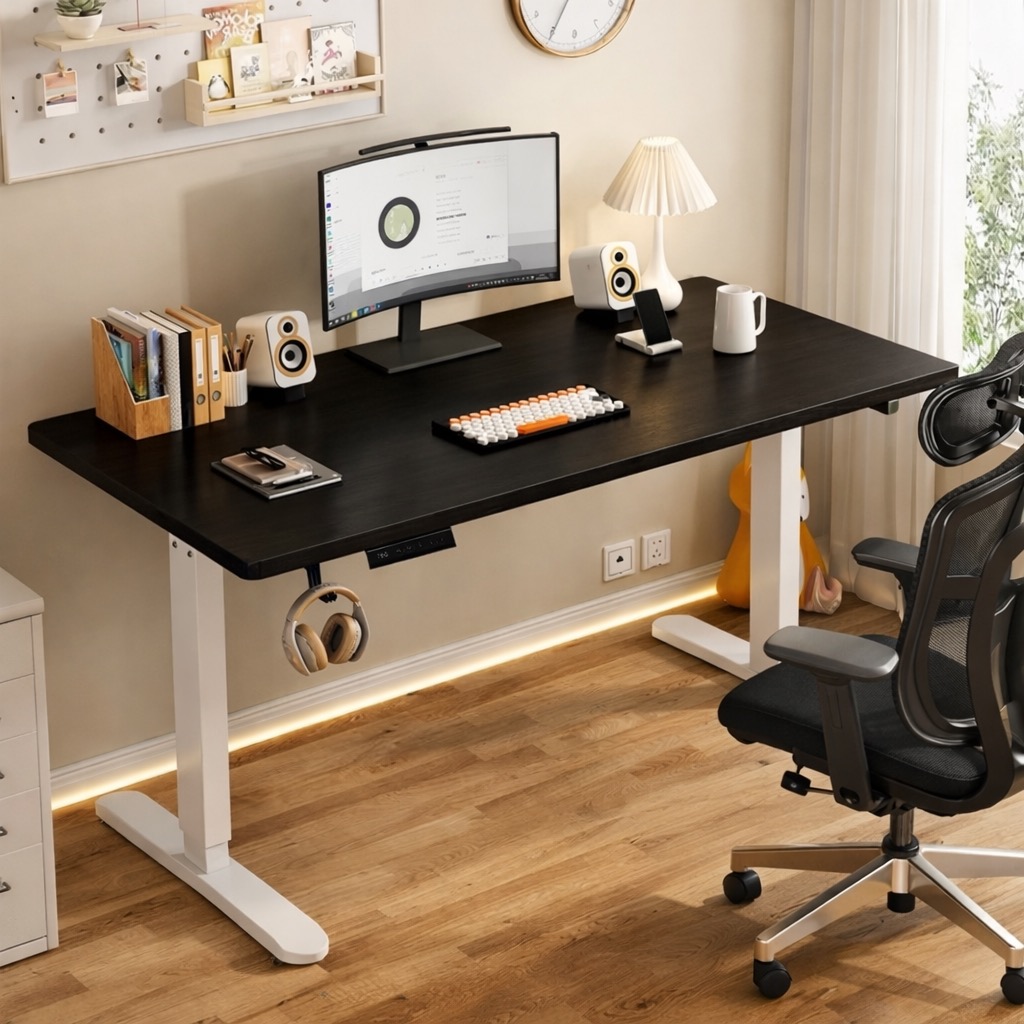 Adjustable Height Office Desk | Electric Sit Stand Desk | Motorised ...